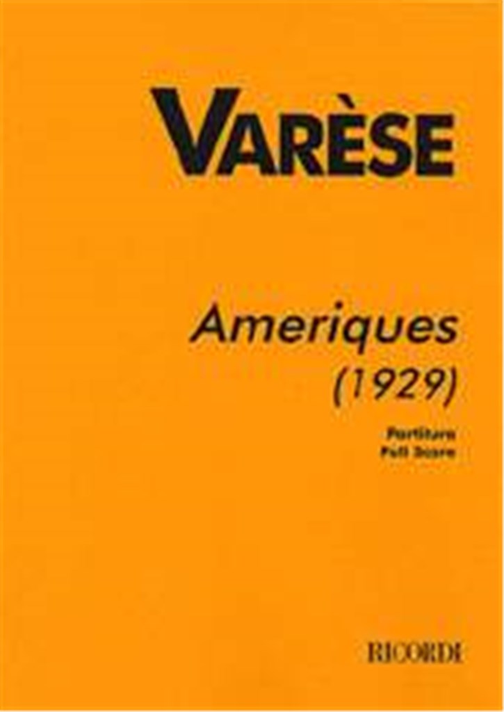 Ameriques (1929)